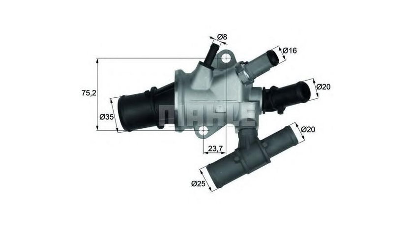 Termostat Fiat DOBLO (223, 119) 2001-2016 #2 40988