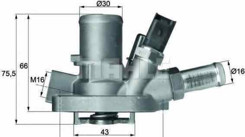 Termostat FIAT LINEA (323) MAHLE ORIGINAL TI 147 80