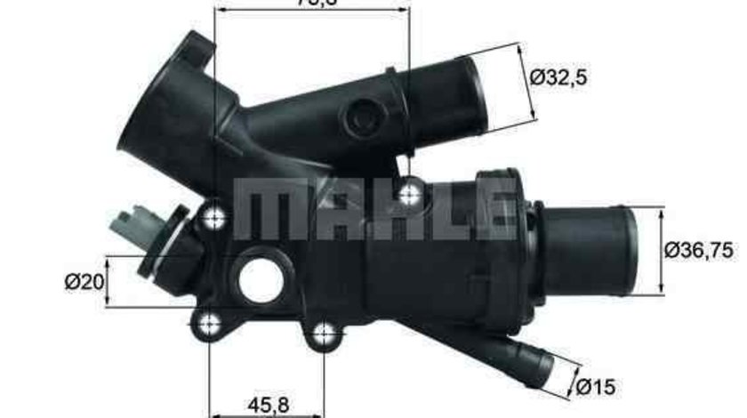 Termostat FIAT SCUDO caroserie (270_) MAHLE ORIGINAL TH 43 83