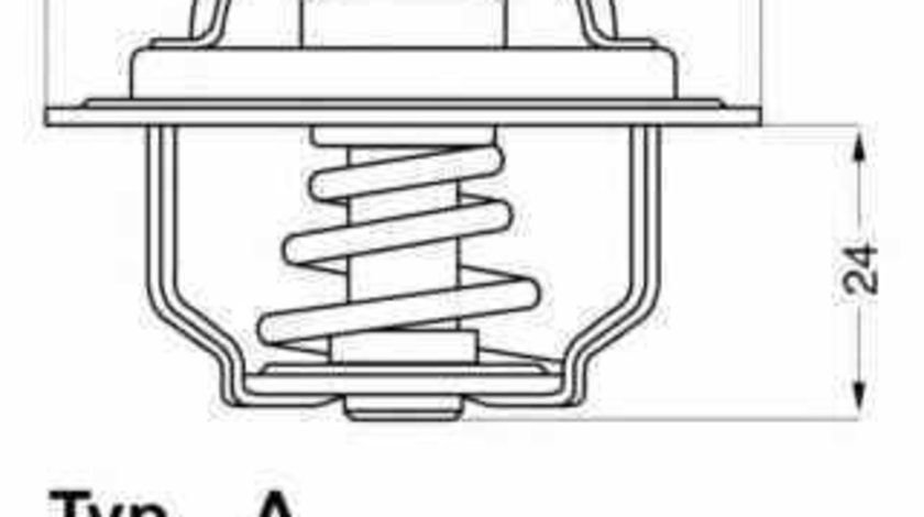 Termostat FORD FIESTA IV (JA_, JB_) WAHLER 3004.92D1