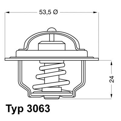 Termostat,lichid racire (306375 WAHLER) PEUGEOT