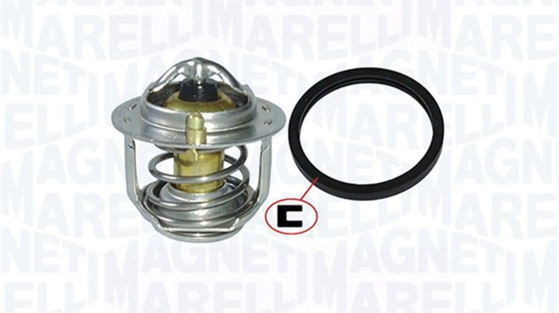 Termostat lichid racire (76°C) NISSAN 100 NX, PRIMERA, SUNNY II, SUNNY III, VANETTE CARGO 1.4/1.6 intre 1986-2001 cod intern: CI9909CE