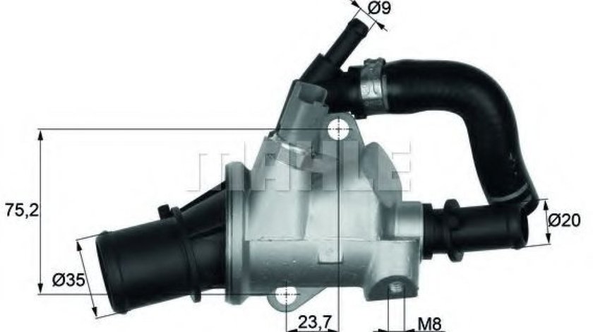 Termostat,lichid racire ALFA ROMEO 166 (936) (1998 - 2007) MAHLE ORIGINAL TI 145 88 piesa NOUA