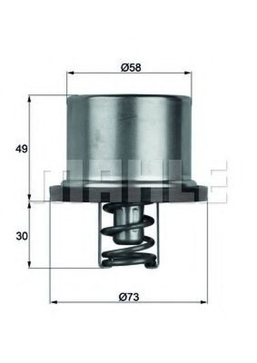 Termostat,lichid racire ALFA ROMEO 166 (936) (1998 - 2007) MAHLE ORIGINAL THD 1 86 piesa NOUA