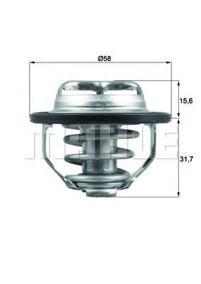 Termostat,lichid racire ALFA ROMEO BRERA (939) (2006 - 2010) MAHLE ORIGINAL TX 122 82 piesa NOUA