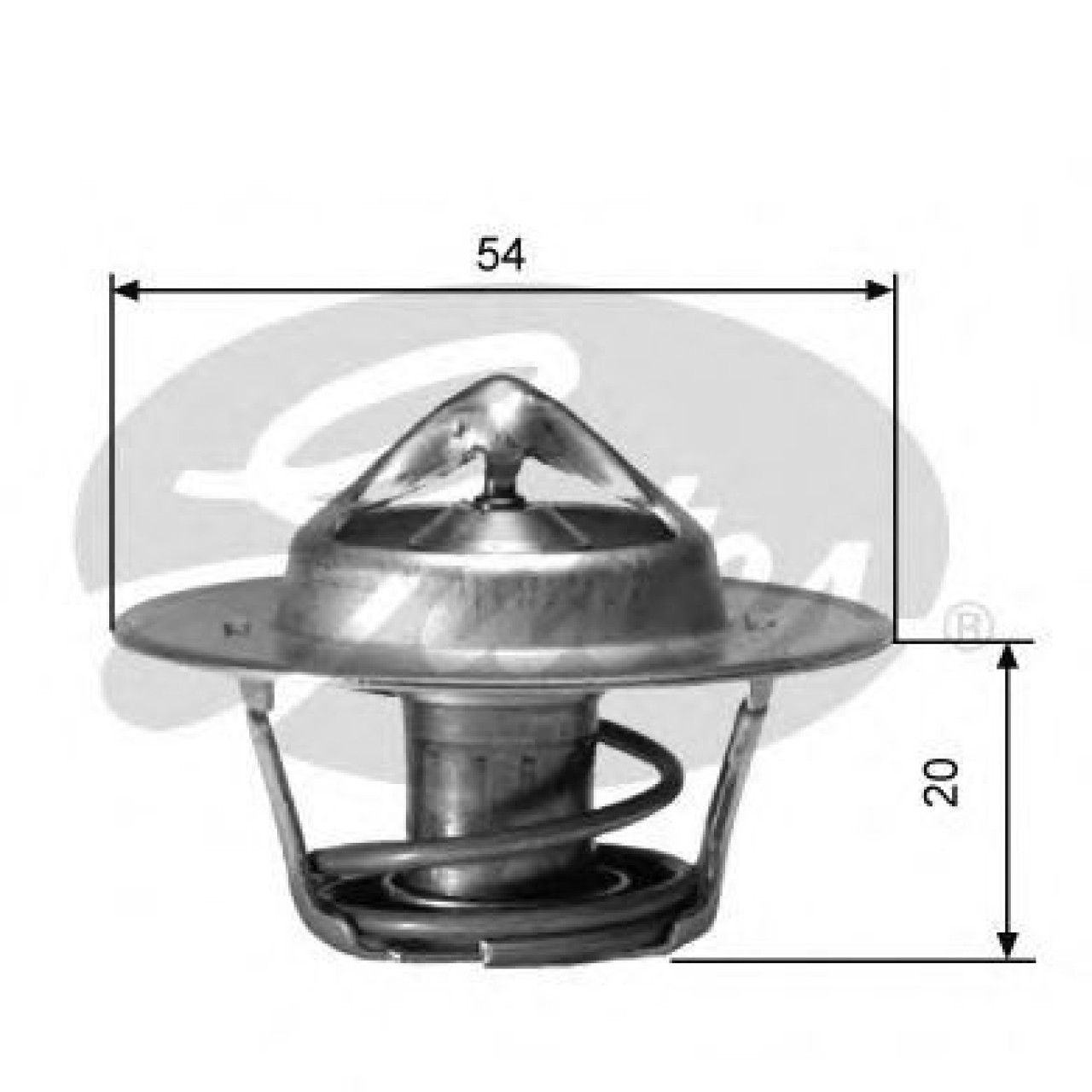Termostat,lichid racire AUDI A4 Avant (8D5, B5) (1994 - 2001) GATES TH00188G1 piesa NOUA