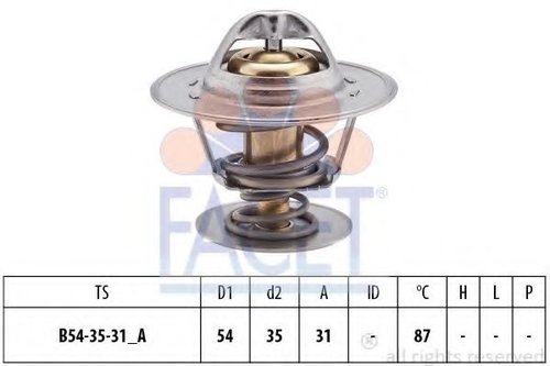 Termostat,lichid racire AUDI A4 Avant (8E5, B6) (2001 - 2004) FACET 7.8223S piesa NOUA