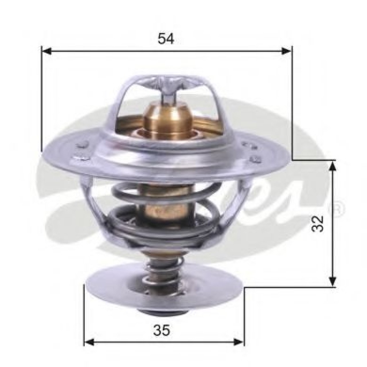 Termostat,lichid racire AUDI A6 (4A, C4) (1994 - 1997) GATES TH11287G1 piesa NOUA