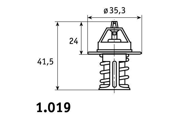 Termostat,lichid Racire Behr 1.019.79