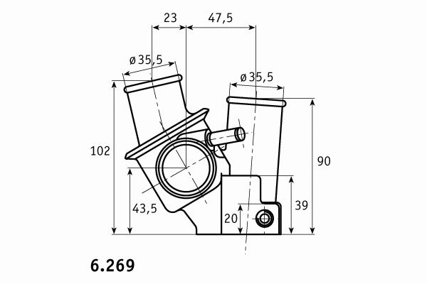 Termostat,lichid Racire Behr Fiat C.521.85