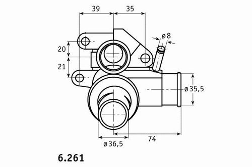 Termostat,lichid Racire Behr Fiat / Lancia C.403.80