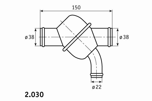 Termostat,lichid Racire Behr Man 2.030.71