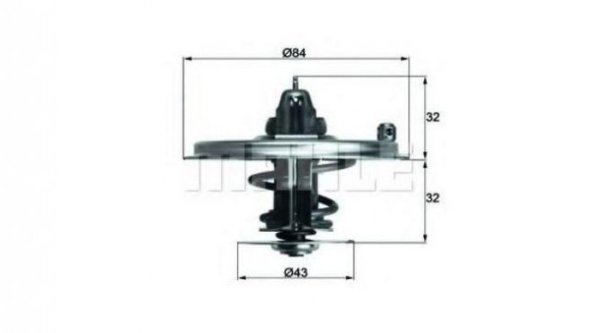 Termostat,lichid racire BMW 5 (E34) 1987-1995 #2 11531710056