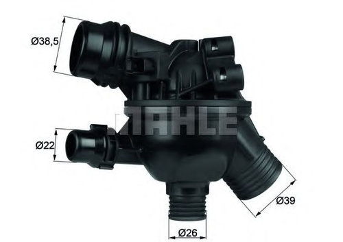 Termostat,lichid racire BMW Seria 3 Cupe (E92) (2006 - 2013) MAHLE ORIGINAL TM 19 102 piesa NOUA