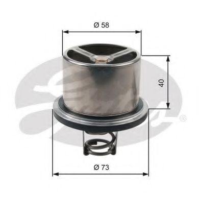 Termostat,lichid racire BMW Seria 5 (E39) (1995 - 2003) GATES TH07882 piesa NOUA