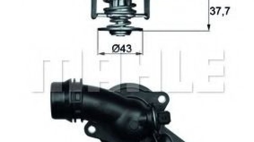 Termostat,lichid racire BMW Seria 5 (E60) (2003 - 2010) MAHLE ORIGINAL TM 13 97 produs NOU