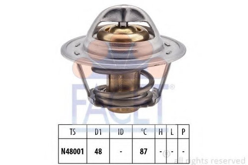 Termostat,lichid racire CHEVROLET CRUZE Hatchback (J305) (2011 - 2016) FACET 7.8374S piesa NOUA