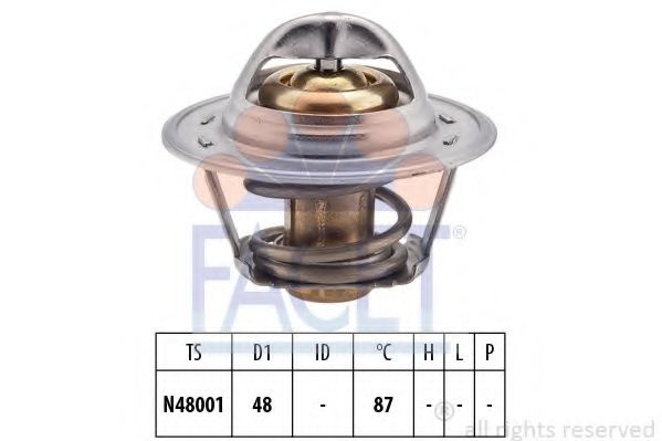 Termostat,lichid racire CHEVROLET KALOS (2005 - 2016) FACET 7.8374S piesa NOUA