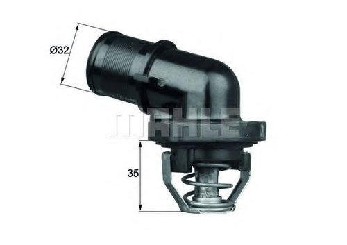 Termostat,lichid racire CITROEN BERLINGO caroserie (M) (1996 - 2016) MAHLE ORIGINAL TI 181 89 piesa ...