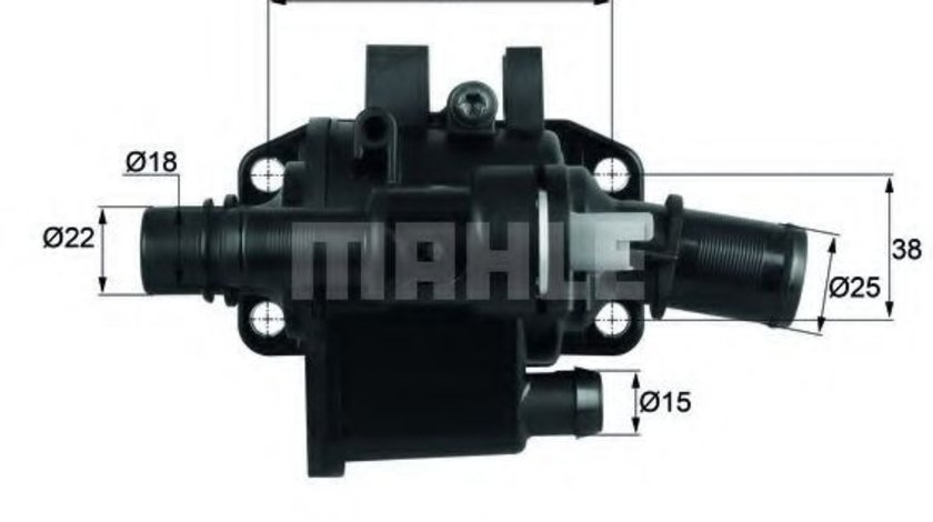 Termostat,lichid racire CITROEN C1 (PM, PN) (2005 - 2016) MAHLE ORIGINAL TH 42 83 piesa NOUA