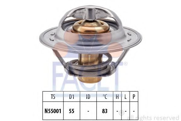Termostat,lichid racire CITROEN XANTIA (X2) (1998 - 2003) FACET 7.8304S piesa NOUA