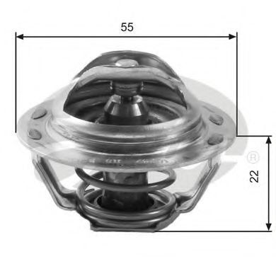 Termostat,lichid racire CITROEN XSARA Cupe (N0) (1998 - 2005) GATES TH13783G1 piesa NOUA