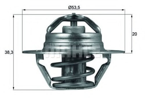Termostat,lichid racire CITROEN XSARA Cupe (N0) (1998 - 2005) MAHLE ORIGINAL TX 88 82D piesa NOUA