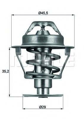 Termostat,lichid racire CITROEN XSARA Estate (N2) (1997 - 2010) MAHLE ORIGINAL TX 81 89D piesa NOUA