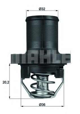 Termostat,lichid racire CITROEN XSARA PICASSO (N68) (1999 - 2016) MAHLE ORIGINAL TI 47 89 piesa NOUA