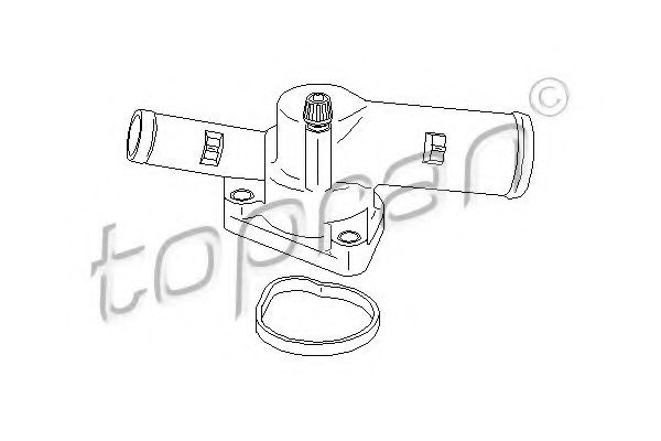 Termostat,lichid racire DACIA LOGAN (LS) (2004 - 2016) TOPRAN 700 571 piesa NOUA