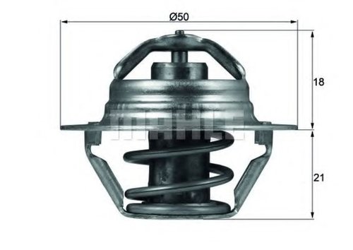 Termostat,lichid racire DACIA LOGAN MCV (KS) (2007 - 2016) MAHLE ORIGINAL TX 100 89D piesa NOUA