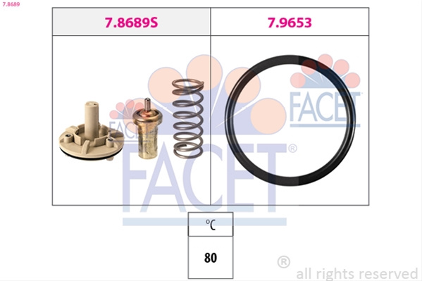 Termostat,lichid Racire Facet Audi 7.8689