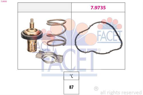 Termostat,lichid Racire Facet Dacia 7.8930