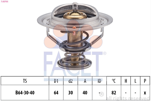 Termostat,lichid Racire Facet Ford Otosan 7.8370S