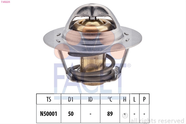 Termostat,lichid Racire Facet Nissan 7.8322S