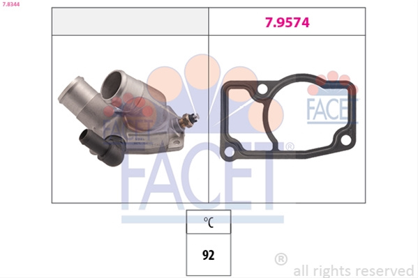 Termostat,lichid Racire Facet Opel 7.8344