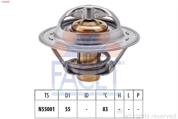 Termostat,lichid Racire Facet Peugeot 7.8304S