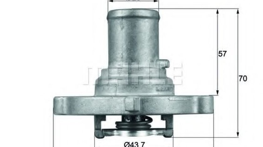 Termostat,lichid racire FIAT BRAVA (182) (1995 - 2003) MAHLE ORIGINAL TI 122 87D piesa NOUA