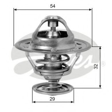 Termostat,lichid racire FIAT CROMA (154) (1985 - 1996) GATES TH10981G1 piesa NOUA