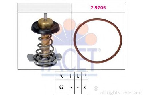 Termostat,lichid racire FIAT DUCATO caroserie (250, 290) (2006 - 2016) FACET 7.8842 piesa NOUA