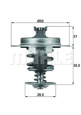 Termostat,lichid racire FIAT DUCATO platou / sasiu (244) (2002 - 2016) MAHLE ORIGINAL TX 67 83D piesa NOUA