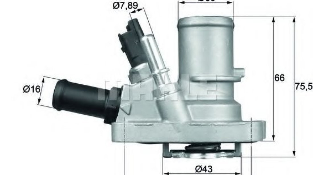 Termostat,lichid racire FIAT LINEA (323) (2007 - 2016) MAHLE ORIGINAL TI 144 88 piesa NOUA