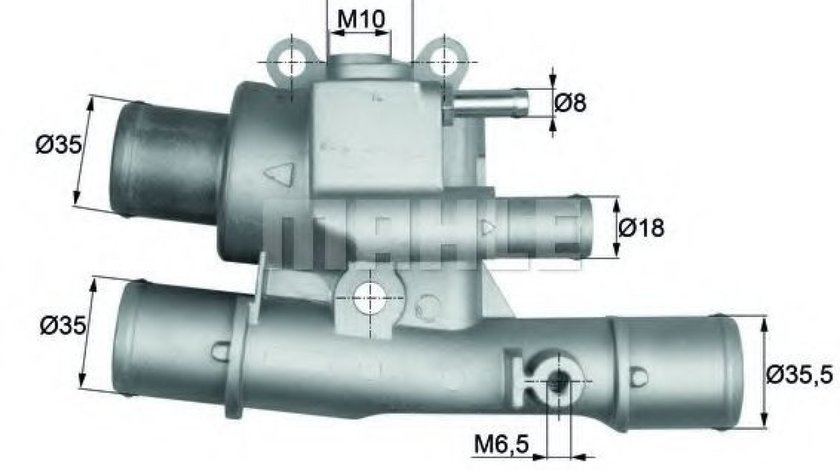 Termostat,lichid racire FIAT MAREA (185) (1996 - 2007) MAHLE ORIGINAL TI 124 88 piesa NOUA