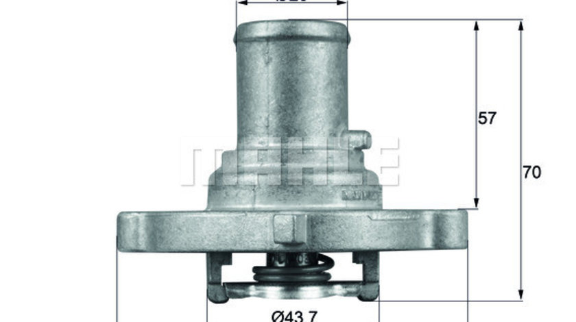 Termostat,lichid racire FIAT PALIO Weekend (178_, 173_, 373_, 374_, 171_) MAHLE TI 122 87D