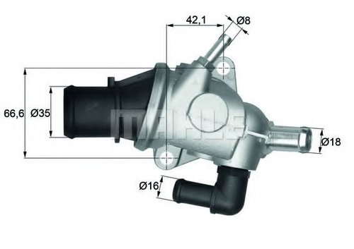 Termostat,lichid racire FIAT PUNTO (188) (1999 - 2016) MAHLE ORIGINAL TI 125 88 piesa NOUA