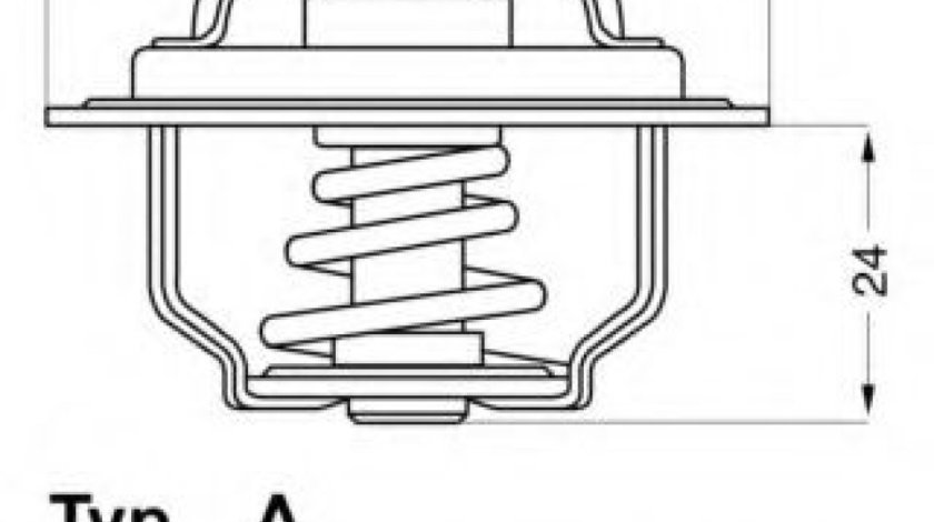 Termostat,lichid racire FORD FIESTA IV (JA, JB) (1995 - 2002) WAHLER 3004.92D1 piesa NOUA