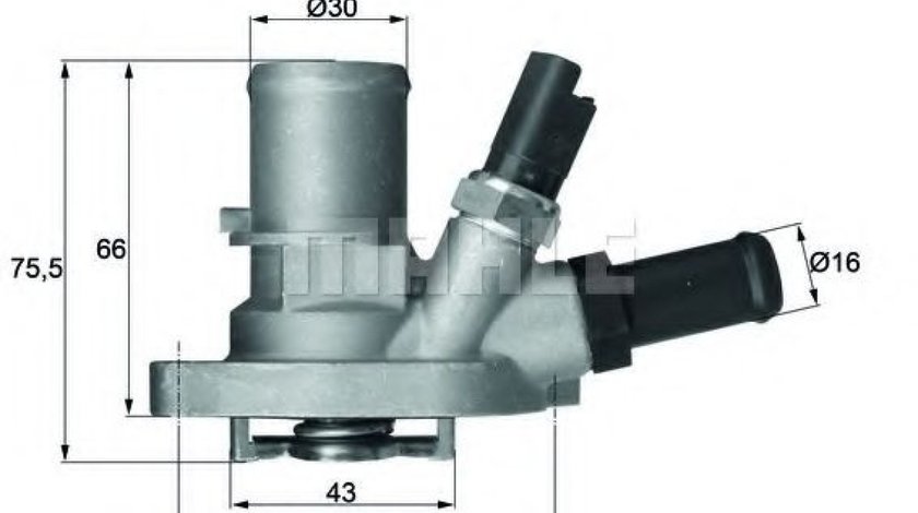 Termostat,lichid racire FORD KA (RU8) (2008 - 2016) MAHLE ORIGINAL TI 149 88 piesa NOUA