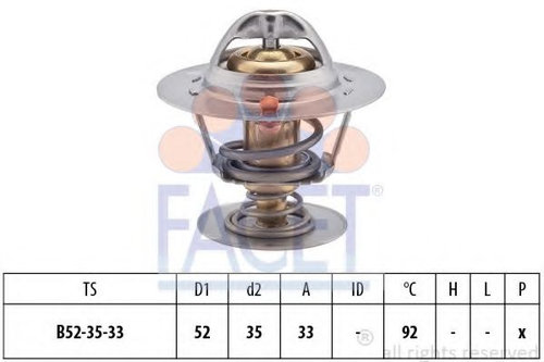 Termostat,lichid racire FORD TOURNEO CONNECT (2002 - 2016) FACET 7.8396S piesa NOUA