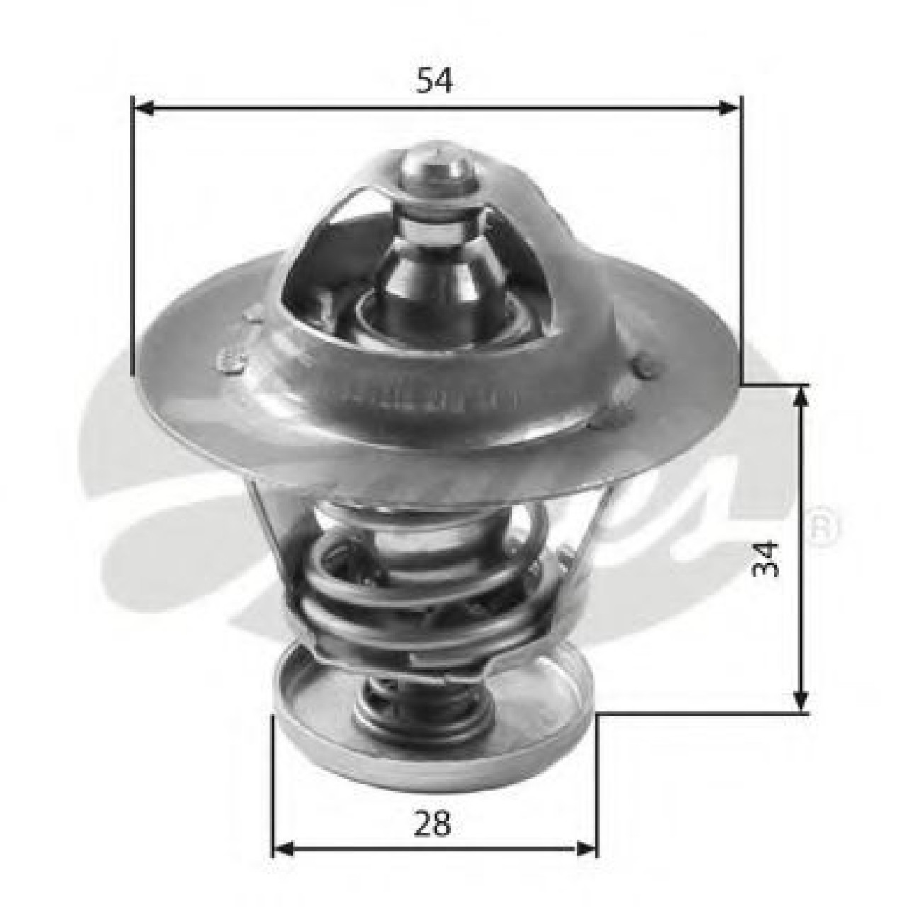 Termostat,lichid racire FORD TRANSIT bus (FD, FB, FS, FZ, FC) (2000 - 2006) GATES TH26988G1 piesa NOUA