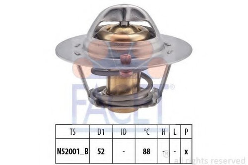 Termostat,lichid racire FORD TRANSIT caroserie (E) (1994 - 2000) FACET 7.8355S piesa NOUA